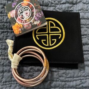 Budhagirl bangles- champagne and rose gold